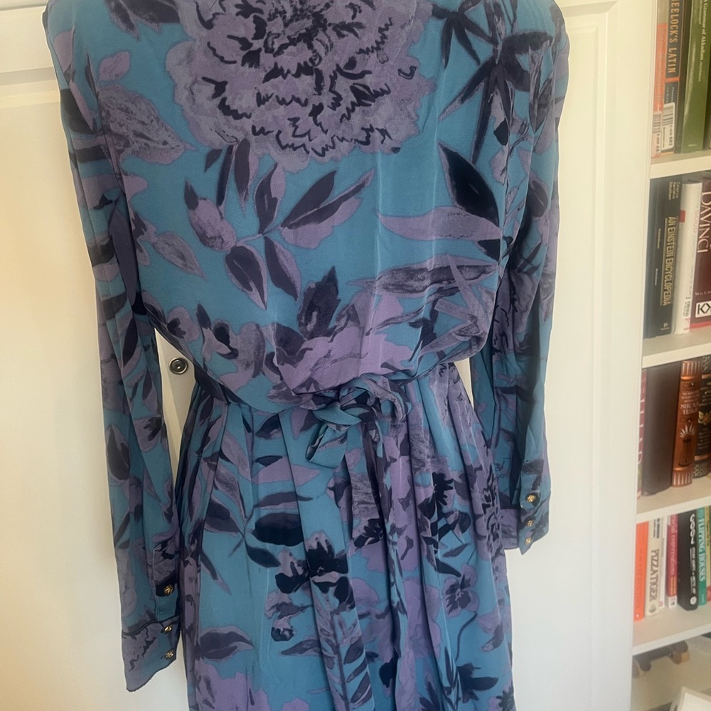 Tory Burch Floral Long Sleeve Dress - Picture 5 of 9